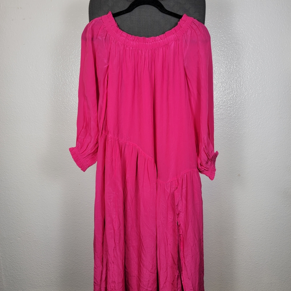 The Drop Women's Long Sleeve Convertible Strapless Tiered Maxi Dress Size‎ S